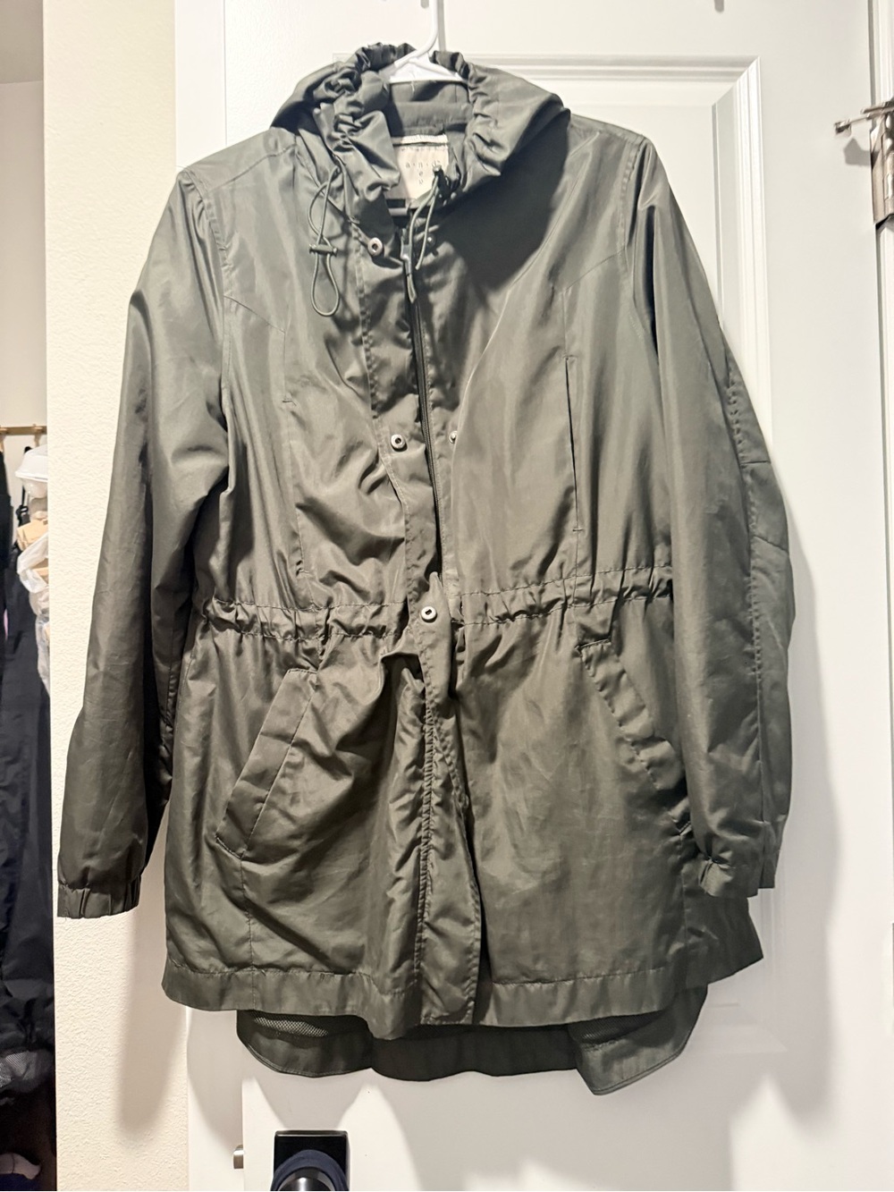 a new day Olive Green Hooded Utility Anorak Jacket - Women